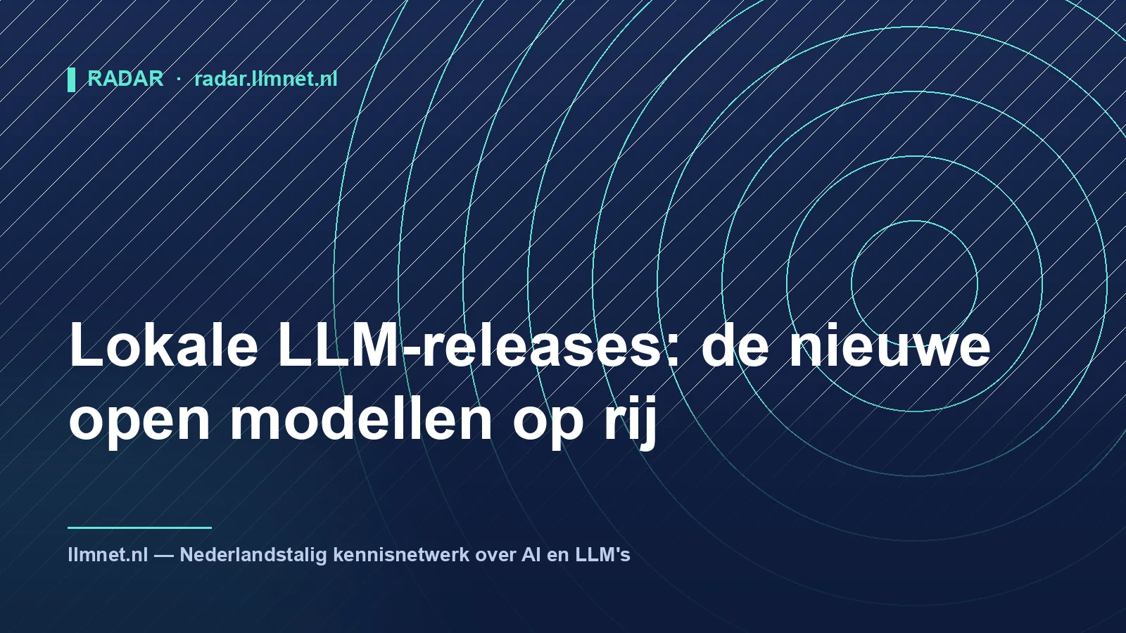 Illustratie: Lokale LLM-releases: nieuwe open modellen op rij