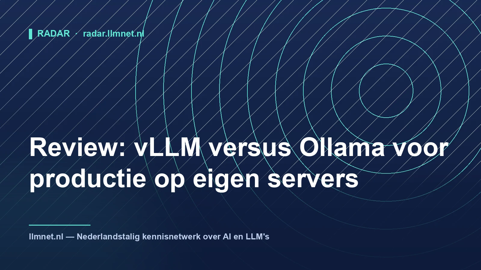 Illustratie: Review: vLLM versus Ollama voor productie op eigen servers